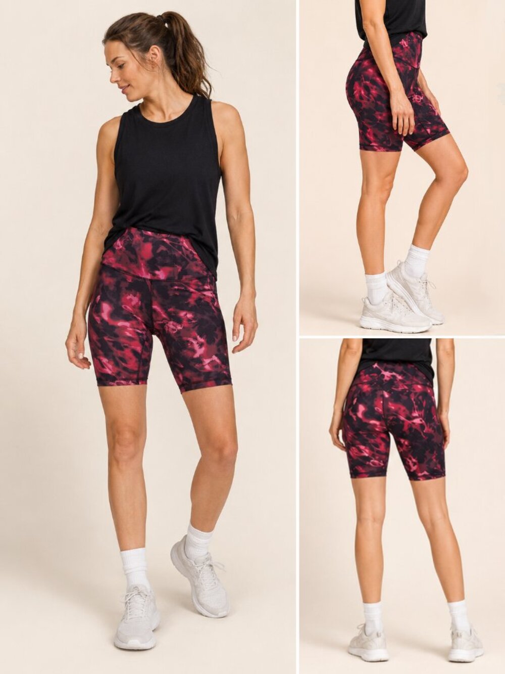 Lululemon Align High-Rise Shorts Intensity Pink Blossom Multi Women's Size 2